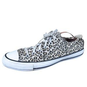 Converse Chuck Taylor All Star Women Athletic Low Top Size 9 Leopard Print